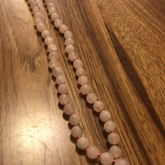 HANDMADE ROSE QUARTZ + LAVA MALA - Picture 4 of 5